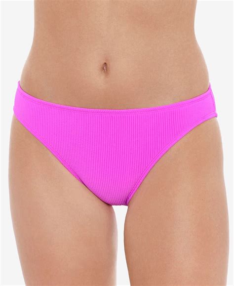 Msrp Salt Cove Juniors Ribbed Hipster Bikini Bottoms Pink Size