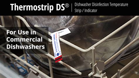 Commercial Dishwasher Temperature Strips YouTube