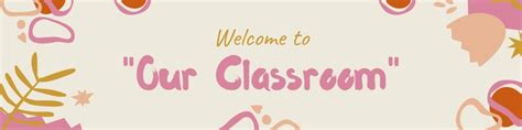 Free Custom Printable Classroom Banner Templates Canva