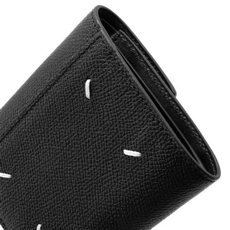 Maison Margiela Grain Leather Four Stitch Wallet Hervia