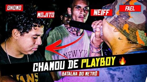 CHAMOU DE PLAYBOY NEIFF E FAEL X MOJITO E GNOMO 1 FASE BATALHA