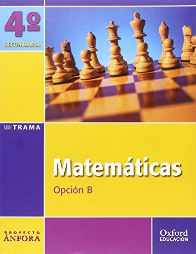 Matem Ticas Opci N B Eso Nfora Trama Libro Del Alumno