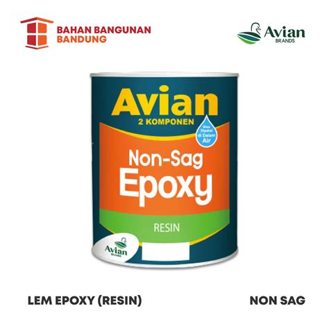 Jual Lem Epoxy Resin Non Sag Avian 800 Gram Murah Shopee