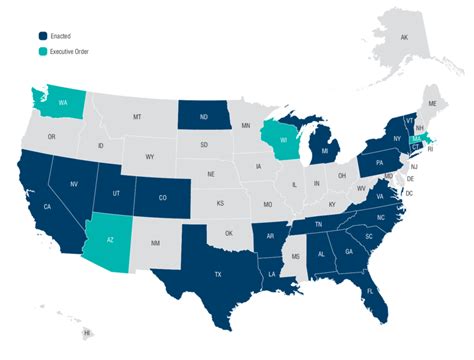 States With Enacted Autonomous Vehicle Legislation Source National