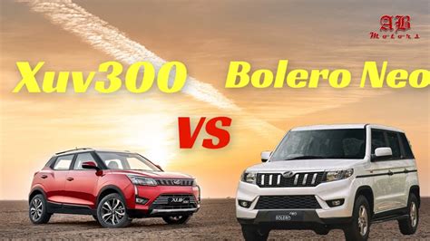 Bolero Neo New 2021 Model Vs Xuv 300 2021 Model Comparison Which One To Buy Youtube