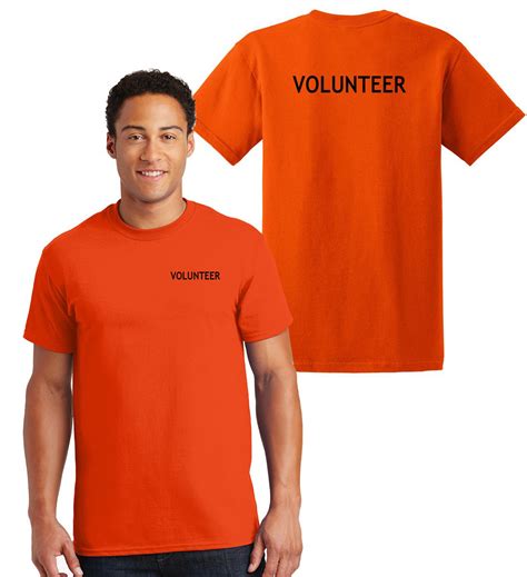 Volunteer T Shirts Staff Shirts