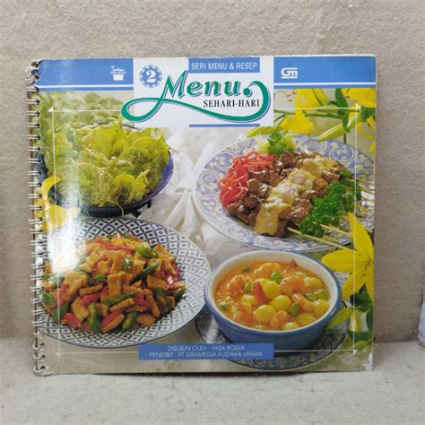 Jual Buku Seri Menu Resep Menu Sehari Hari 2 Yasa Boga Shopee