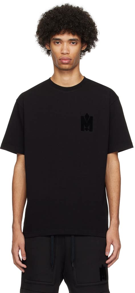 Mackage Black Flocked T Shirt Ssense Canada