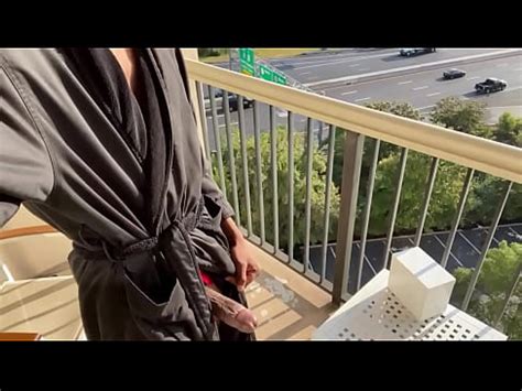 Jerking Off On The Hotel Balcony XVIDEOS