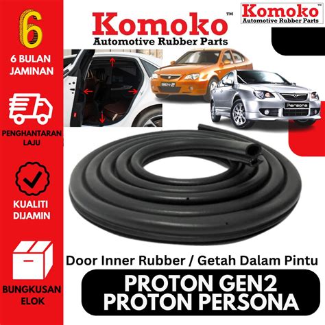 Komoko Proton Persona Gen Door Inner Rubber Weatherstrip Getah