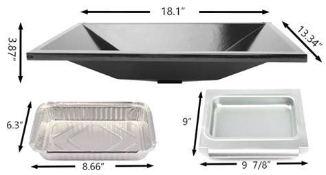 Amazon Uniflasy 66036 Grease Tray With 67047 Catch Pan For Weber