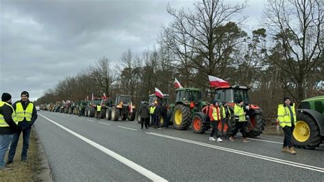 Protest rolników blokady dróg w Kujawsko Pomorskiem 5 i 6 marca 2024