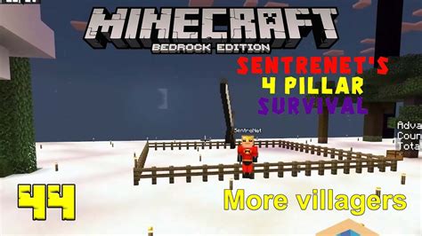 Fixing Villagers Again Pillar Survival With Sentrenet Ep