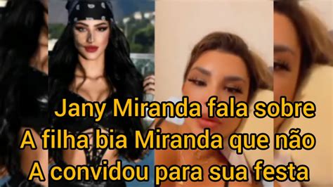 Jenny Miranda Fala Sobre A Filha Bia Miranda Que N O A Convidou Para