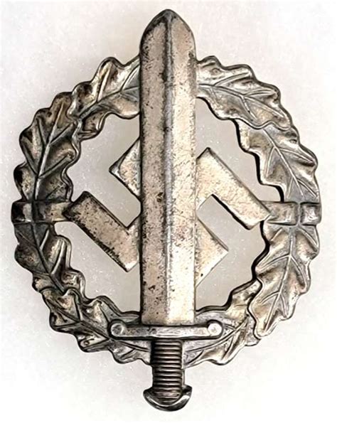 WWII German SA Silver Sports Badge Warpath