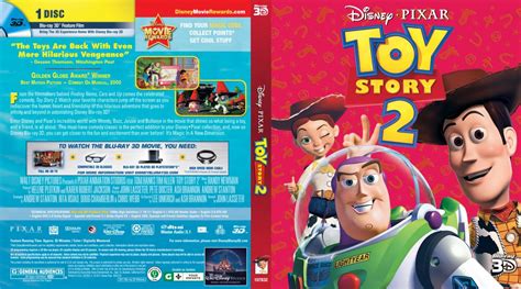 Toy Story 2 - Movie Blu-Ray Scanned Covers - Toy Story 2 3D :: DVD Covers