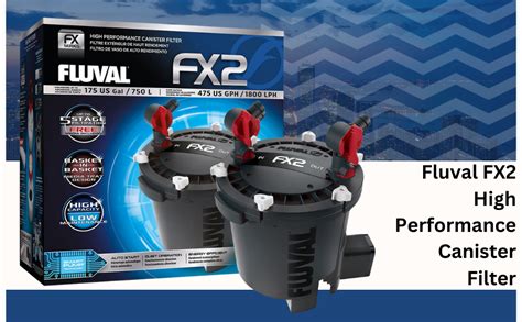 Fluval FX2 High Performance Canister Filter Amazon In Pet Supplies