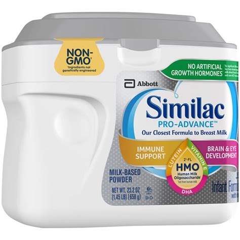 Similac Pro Advance Non Gmo Infant Formula Powder With Iron Hy Vee