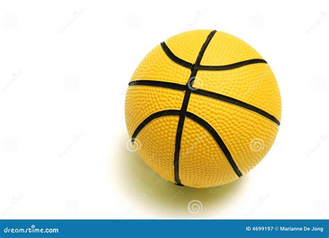 Yellow Basketball Stock Image Image Of Sport Play Basketball 4699197