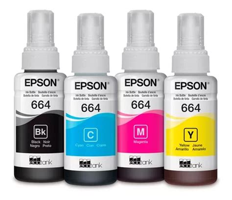 Kit 4 Pack Botella Tinta Epson T664 L310 L380 L395 L396 L575 Envío gratis