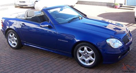 2001 MERCEDES SLK 230 KOMPRESSOR AUTOMATIC BLUE METALLIC