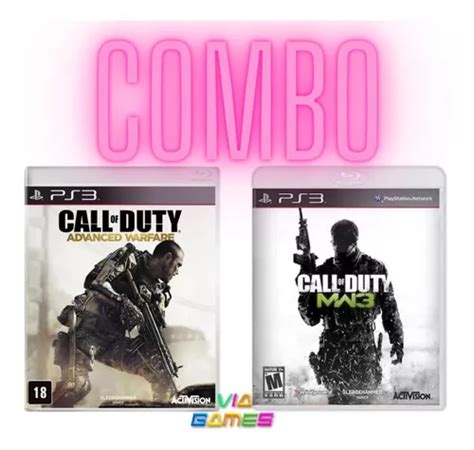 Call Of Duty Advanced Warfare Call Of Duty Mw3 Ps3 Parcelamento Sem Juros