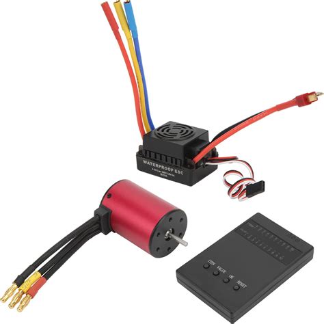 Amazon Drfeify Rc Motor And Esc Set Kv Waterproof Brushless