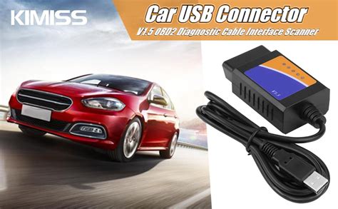 Kimiss Obd Adapter Car Diagnostic Cable Obd Usb Connector Auto