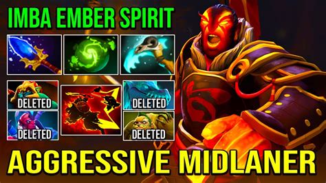 Intense Imba Build Ember Spirit Ultra Aggressive Midlane Youtube