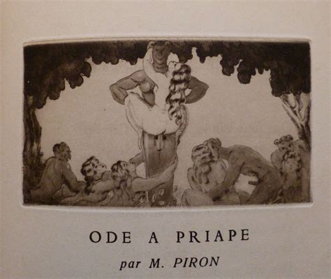 Rare Curiosa Erotic Ode Right Priape 20 Etches Naked By André Chiu 1927