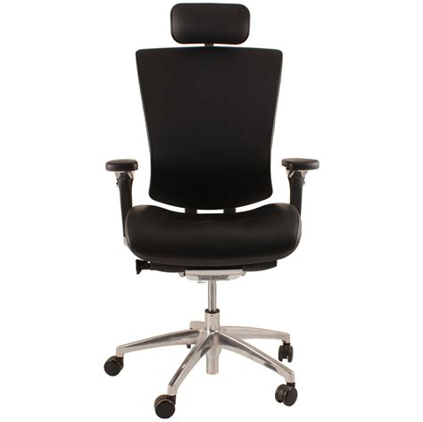 Nefil Ergonomic Leather Office Chair (With Headrest)