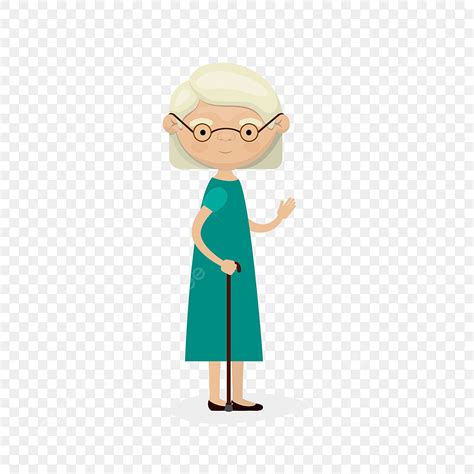 Cartoon Grandma Vector Hd Images Glasses Cartoon Cartoon Grandma Grandma Lovely Cute