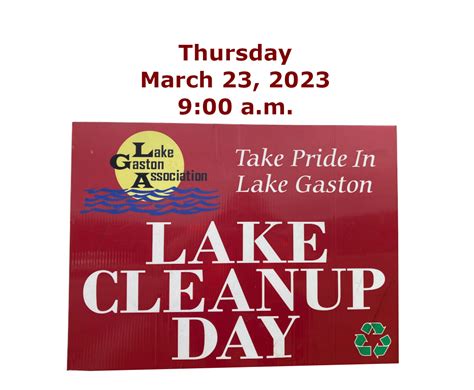 Lake Gaston Association Thursday March 23 2023 At 9 00am