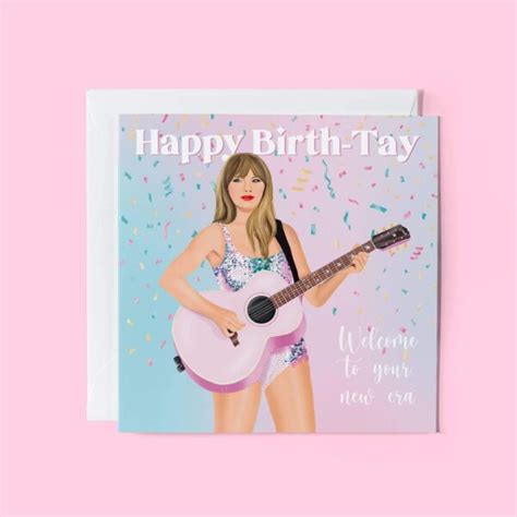 Swiftie Birthday Card Jg Illustrations