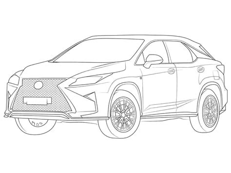 Lexus Coloring Page Free Printable Lexus Coloring Page Coloring Nation