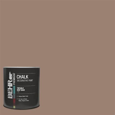 BEHR 1 Qt N190 5 Frontier Brown Interior Chalk Finish Paint 713004