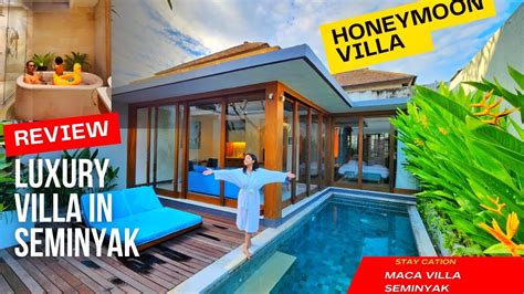 Review Villa Murah Private Pool Di Seminyak Bali Maca Villa Spa