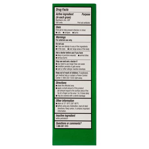 Buy Equate Bacitracin Zinc Usp Ointment First Aid Antibiotic Oz