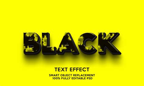 Black Text Effects Template Graphic By Gilangkenter · Creative Fabrica