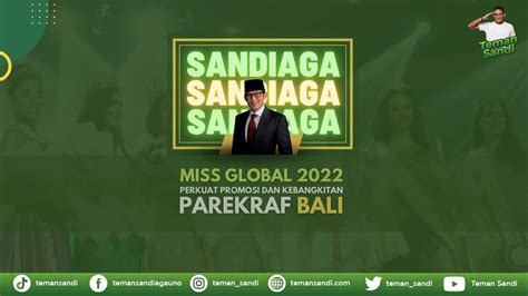 MISS GLOBAL 2022 PERKUAT PROMOSI DAN KEBANGKITAN PAREKRAF BALI UJAR