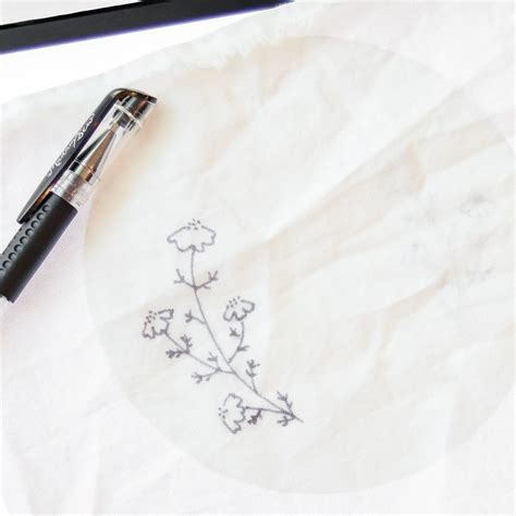 embroidery pattern transfer methods wild seeds patterns