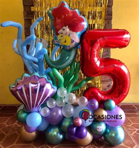 Little Mermaid Under The Sea Balloon Bouquet Mermaid Balloons