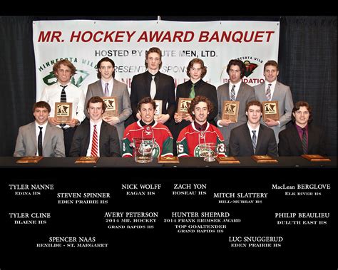 Minnesota Mr. Hockey Award Winners/Finalists/Ambassadors