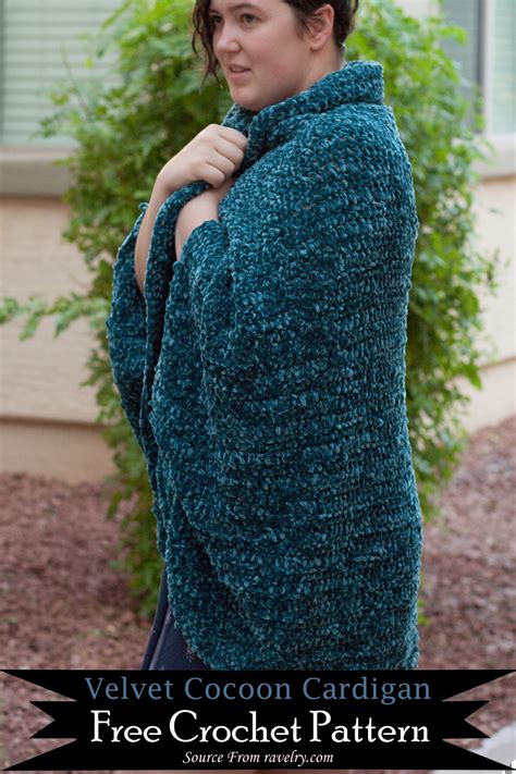 15 Free Crochet Cocoon Cardigan Patterns