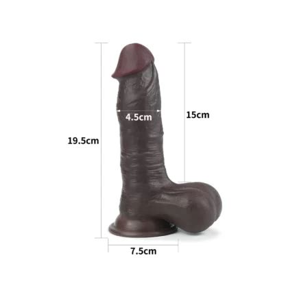 Dildo Ultra Realista Con Piel Deslizable Cm Lv Oveja Negra