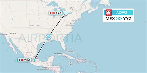 AC992 Flight Status Air Canada: Mexico City to Toronto (ACA992)