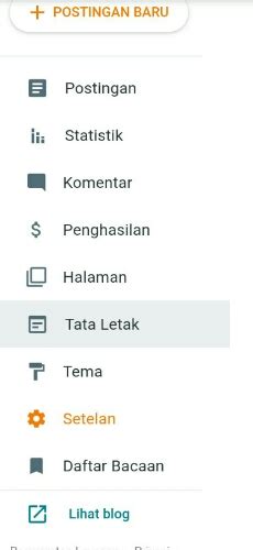 Melihat Menu Dashboard Blogger Fungsi Dan Kegunaannya Milsmilo Blog