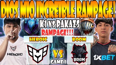 HEROIC VS BOOM BO5 GAME 1 GRAN FINAL K1 HECTOR SCOFIELD VS PAKAZS ESL