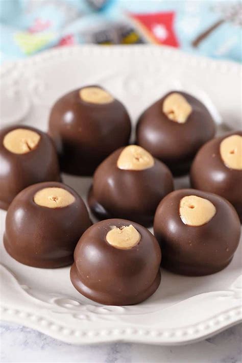 Easy 4 Ingredient Buckeye Peanut Butter Balls Adventures Of Mel