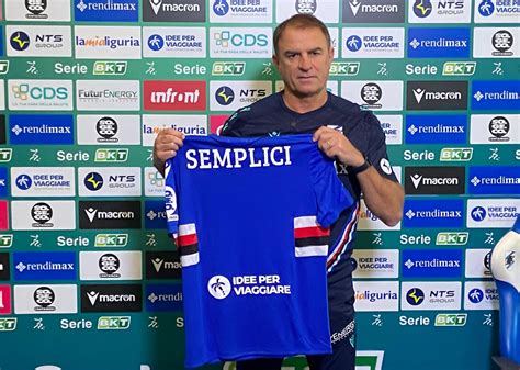 Sampdoria Leonardo Semplici Torna Alla Difesa A Poi Vediamo